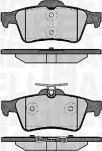 Magneti Marelli 363916060243 - Гальмівні колодки, дискові гальма avtolavka.club