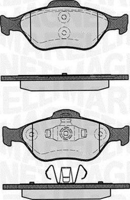 Magneti Marelli 363916060252 - Гальмівні колодки, дискові гальма avtolavka.club