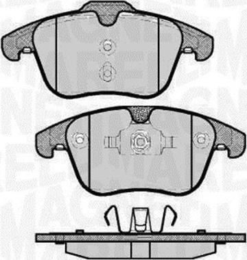 Magneti Marelli 363916060263 - Гальмівні колодки, дискові гальма avtolavka.club