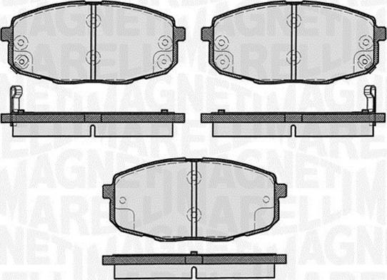 Magneti Marelli 363916060281 - Гальмівні колодки, дискові гальма avtolavka.club