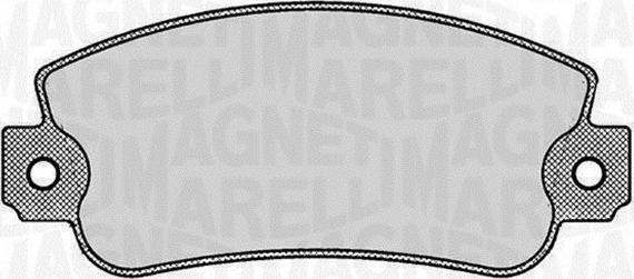 Magneti Marelli 363916060237 - Гальмівні колодки, дискові гальма avtolavka.club