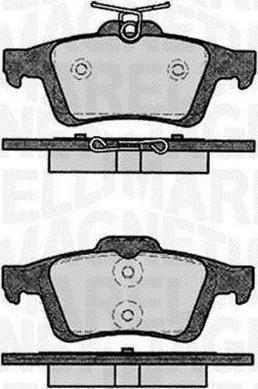 Magneti Marelli 363916060796 - Гальмівні колодки, дискові гальма avtolavka.club