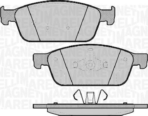 Magneti Marelli 363916060743 - Гальмівні колодки, дискові гальма avtolavka.club