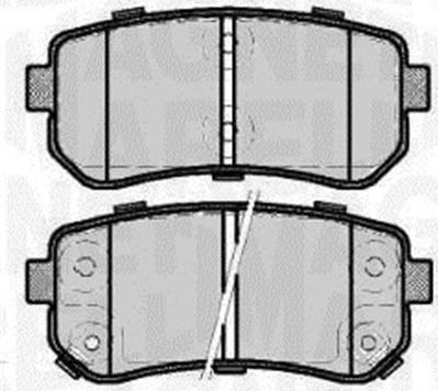 Magneti Marelli 363916060701 - Гальмівні колодки, дискові гальма avtolavka.club