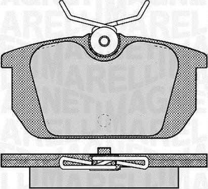 Magneti Marelli 363916060783 - Гальмівні колодки, дискові гальма avtolavka.club