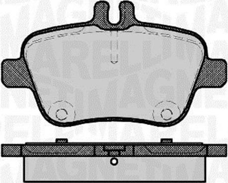 Magneti Marelli 363916060736 - Гальмівні колодки, дискові гальма avtolavka.club