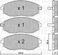 Magneti Marelli 363916061057 - Гальмівні колодки, дискові гальма avtolavka.club