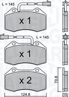 Magneti Marelli 363916061157 - Гальмівні колодки, дискові гальма avtolavka.club