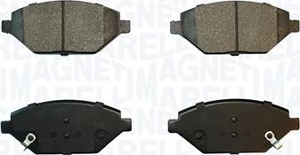 Magneti Marelli 363916061113 - Гальмівні колодки, дискові гальма avtolavka.club