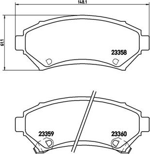 ACDelco AC682281D - Гальмівні колодки, дискові гальма avtolavka.club