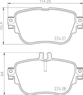 Magneti Marelli 363700450136 - Гальмівні колодки, дискові гальма avtolavka.club