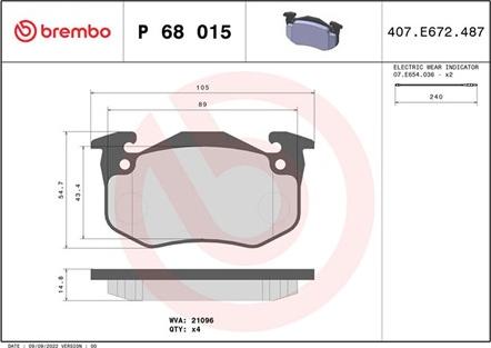 Magneti Marelli 363700468015 - Гальмівні колодки, дискові гальма avtolavka.club