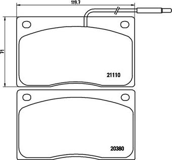 Magneti Marelli 363700468012 - Гальмівні колодки, дискові гальма avtolavka.club