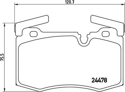 Magneti Marelli 363700406068 - Гальмівні колодки, дискові гальма avtolavka.club