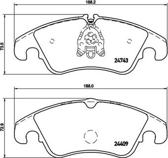 Magneti Marelli 363700485098 - Гальмівні колодки, дискові гальма avtolavka.club