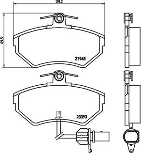 Magneti Marelli 363700485044 - Гальмівні колодки, дискові гальма avtolavka.club