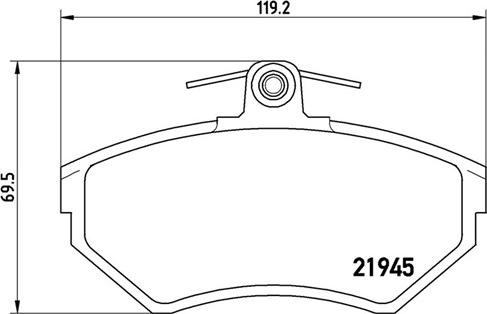 Magneti Marelli 363700485042 - Гальмівні колодки, дискові гальма avtolavka.club