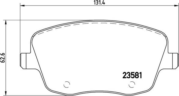 Magneti Marelli 363700485057 - Гальмівні колодки, дискові гальма avtolavka.club