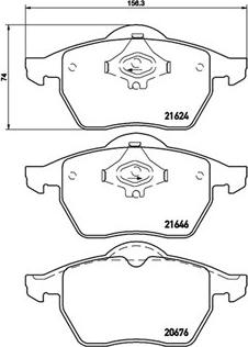 Magneti Marelli 363700485036 - Гальмівні колодки, дискові гальма avtolavka.club