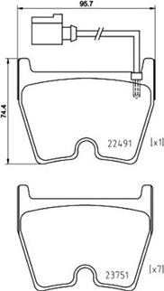 Magneti Marelli 363700585152 - Гальмівні колодки, дискові гальма avtolavka.club