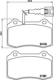 Magneti Marelli 363700485104 - Гальмівні колодки, дискові гальма avtolavka.club