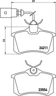 BOSCH 0 986 TB2 589 - Гальмівні колодки, дискові гальма avtolavka.club