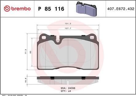 Magneti Marelli 363700485116 - Гальмівні колодки, дискові гальма avtolavka.club