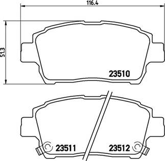 Magneti Marelli 363700483051 - Гальмівні колодки, дискові гальма avtolavka.club