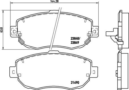 Magneti Marelli 363700483037 - Гальмівні колодки, дискові гальма avtolavka.club