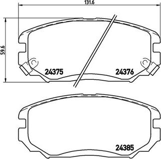 Magneti Marelli 363700430038 - Гальмівні колодки, дискові гальма avtolavka.club