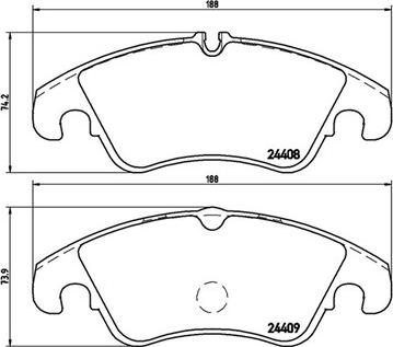 Magneti Marelli 363700424074 - Гальмівні колодки, дискові гальма avtolavka.club