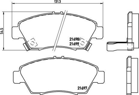 Magneti Marelli 363700428024 - Гальмівні колодки, дискові гальма avtolavka.club