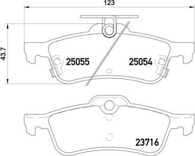 Magneti Marelli 363700428070 - Гальмівні колодки, дискові гальма avtolavka.club