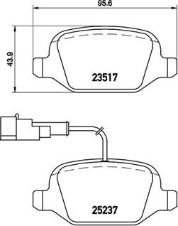 Magneti Marelli 363700423131 - Гальмівні колодки, дискові гальма avtolavka.club