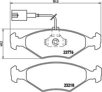 Magneti Marelli 363700423122 - Гальмівні колодки, дискові гальма avtolavka.club