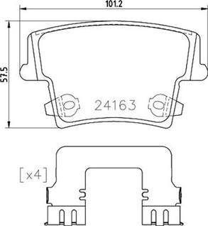 Magneti Marelli 363700423175 - Гальмівні колодки, дискові гальма avtolavka.club