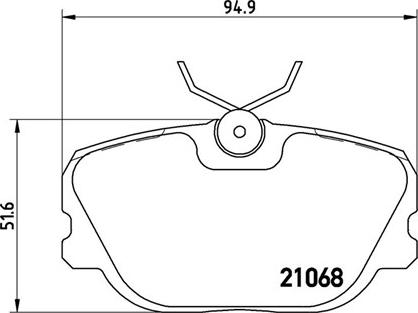 Magneti Marelli 363700471004 - Гальмівні колодки, дискові гальма avtolavka.club