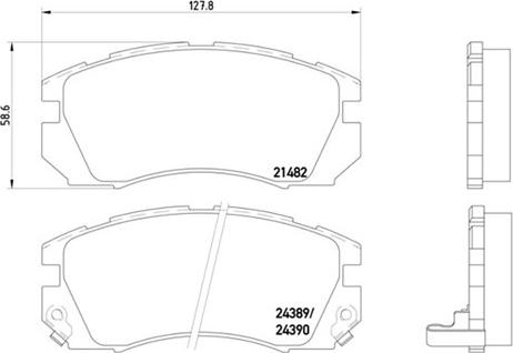 Magneti Marelli 363700478007 - Гальмівні колодки, дискові гальма avtolavka.club