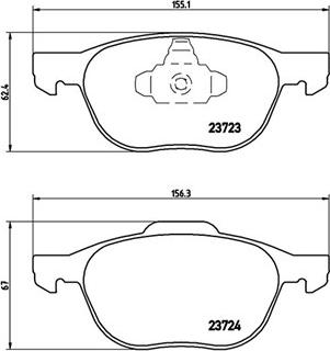 Magneti Marelli 363700524061 - Гальмівні колодки, дискові гальма avtolavka.club