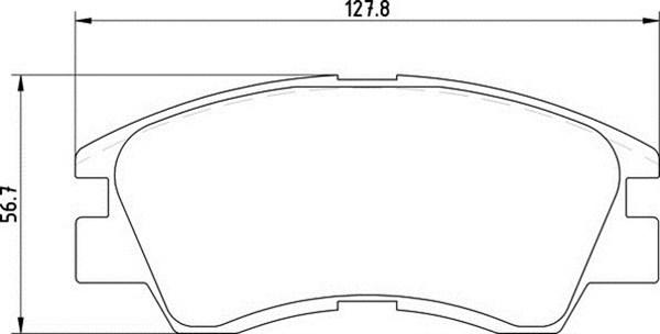 Magneti Marelli 363700200044 - Гальмівні колодки, дискові гальма avtolavka.club