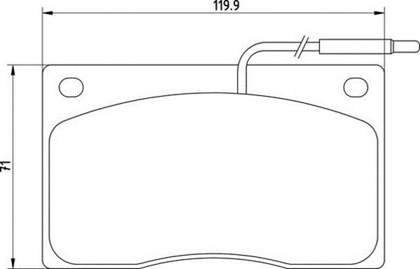 Magneti Marelli 363700200210 - Гальмівні колодки, дискові гальма avtolavka.club