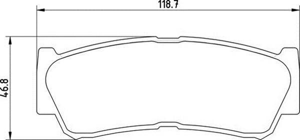 Magneti Marelli 363700201672 - Гальмівні колодки, дискові гальма avtolavka.club