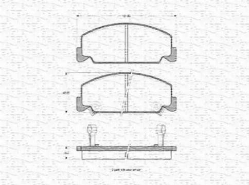 Magneti Marelli 363702160904 - Гальмівні колодки, дискові гальма avtolavka.club