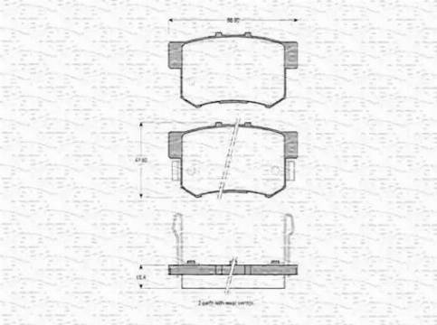 Magneti Marelli 363702160543 - Гальмівні колодки, дискові гальма avtolavka.club