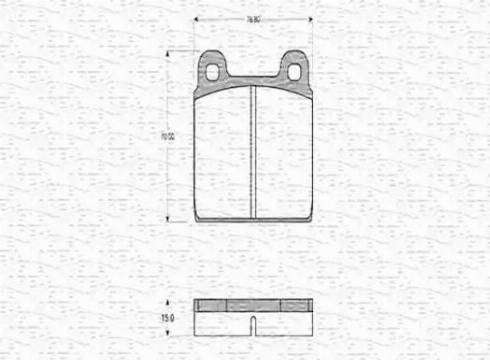 Magneti Marelli 363702160105 - Гальмівні колодки, дискові гальма avtolavka.club