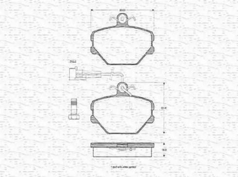 Magneti Marelli 363702160184 - Гальмівні колодки, дискові гальма avtolavka.club