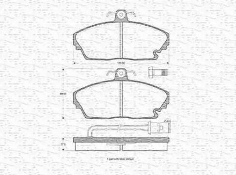 Magneti Marelli 363702160855 - Гальмівні колодки, дискові гальма avtolavka.club