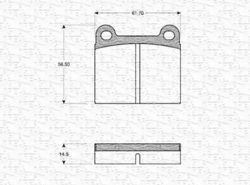 Magneti Marelli 363702160877 - Гальмівні колодки, дискові гальма avtolavka.club