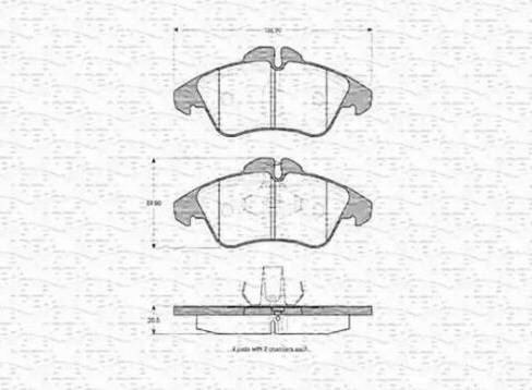 Magneti Marelli 363702160394 - Гальмівні колодки, дискові гальма avtolavka.club