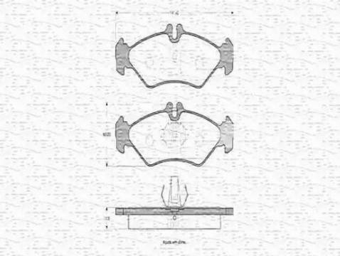 Magneti Marelli 430216170396 - Гальмівні колодки, дискові гальма avtolavka.club